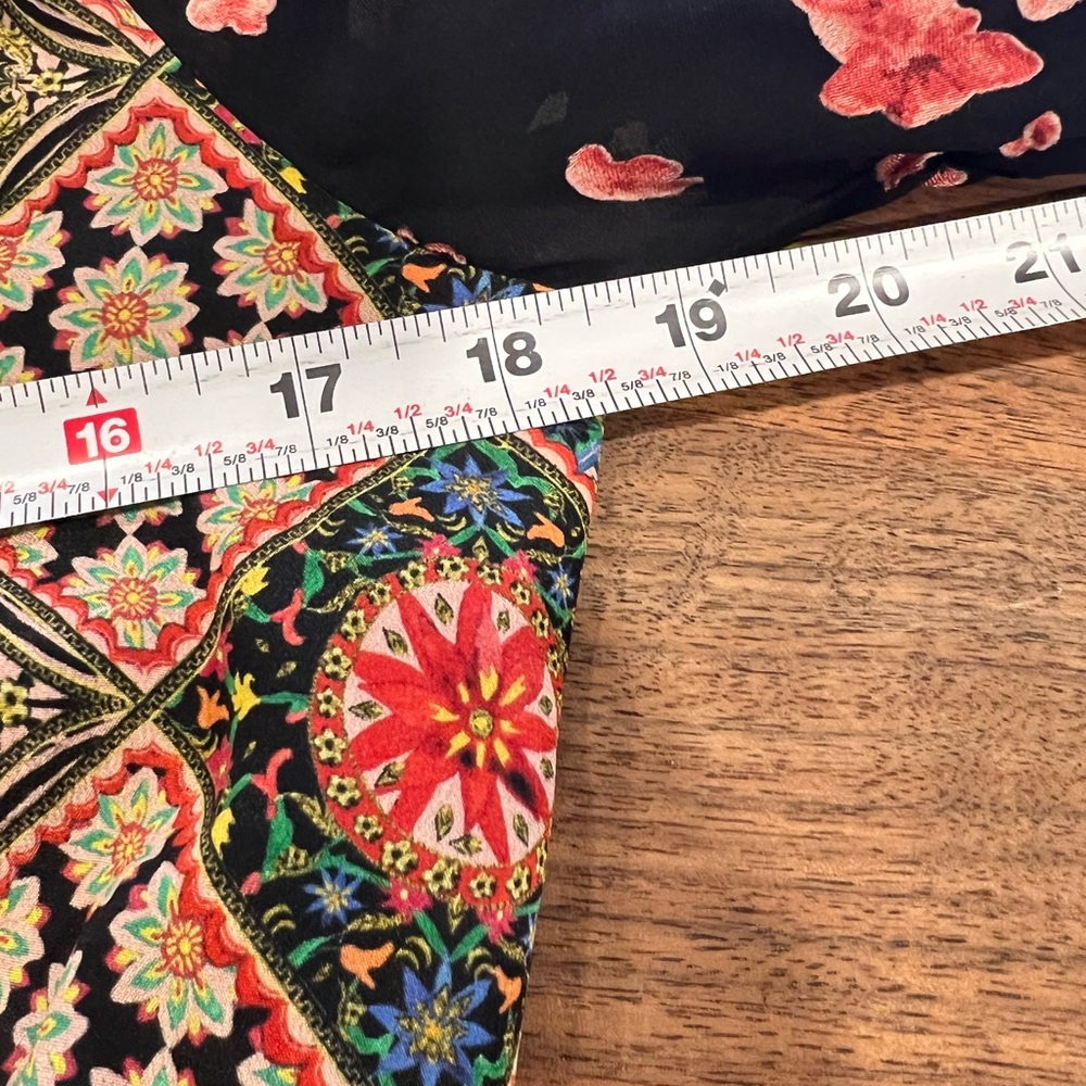 Show stopper Alice & Olivia Silk Floral Printed Maxi Dress - Picture 12 of 16